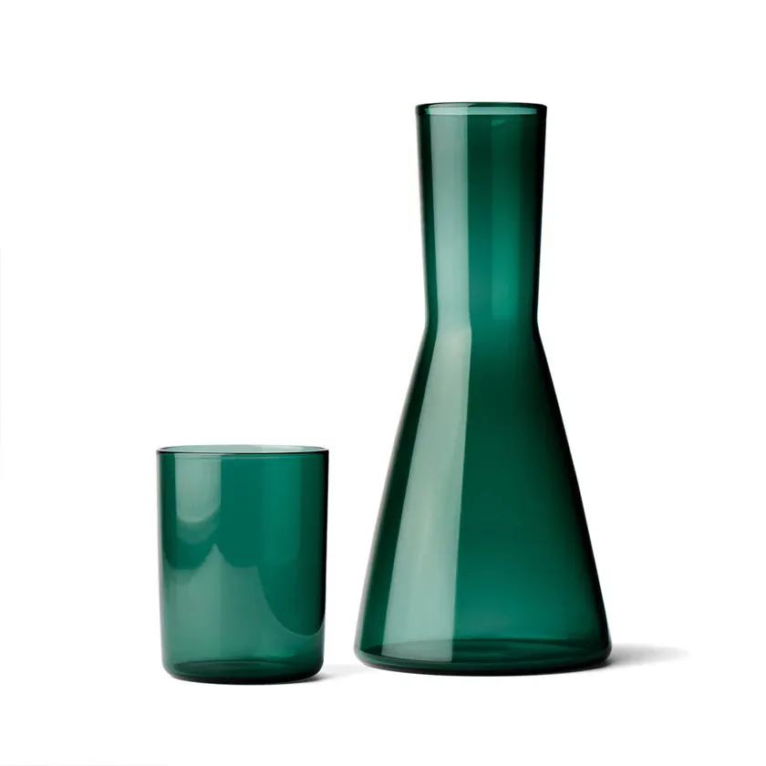 Studio Milligram - Glass Carafe & Cup Set - 725ml - Teal