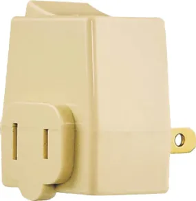 SWITCH RECEPTACLE WHT