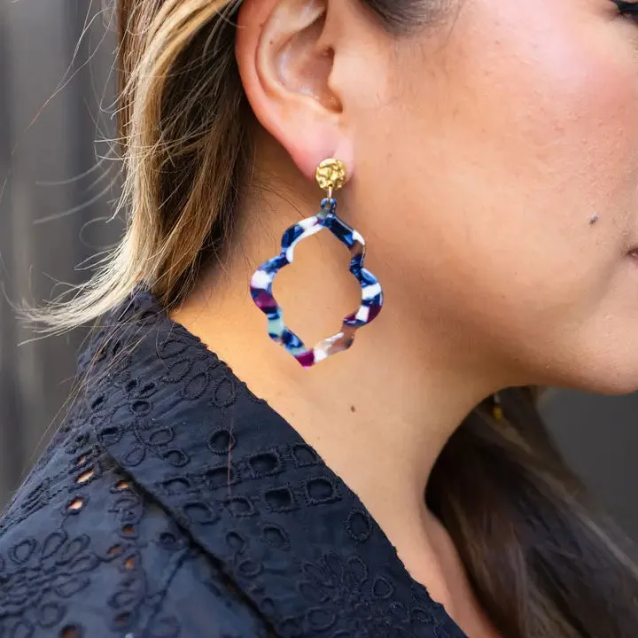 Talia Earrings - Patterned Edition