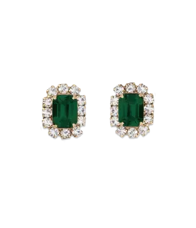 Tati Studs in Emerald