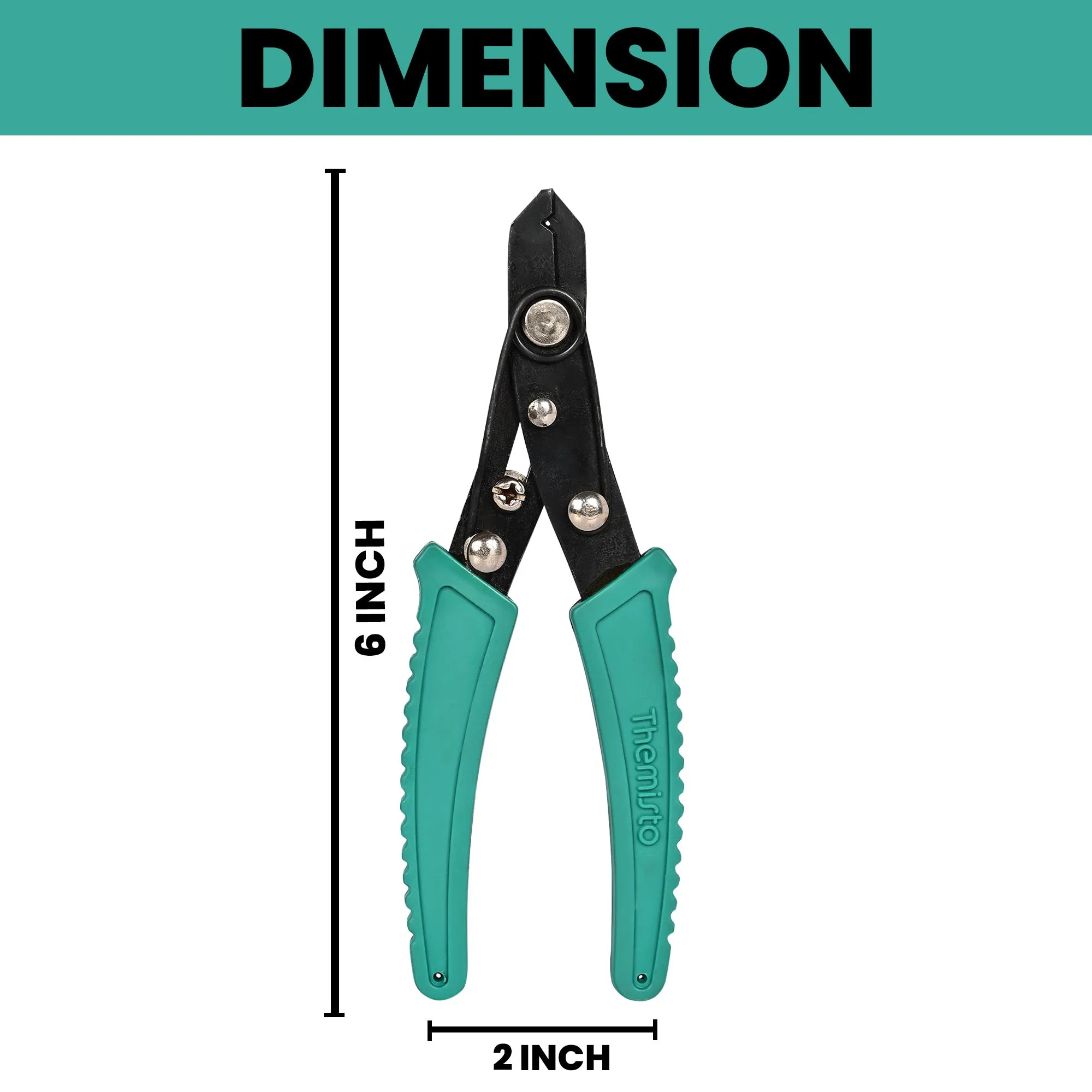 Themisto TH-T20 10 Inch Round Screwdriver with wire stripper and Electric Tester