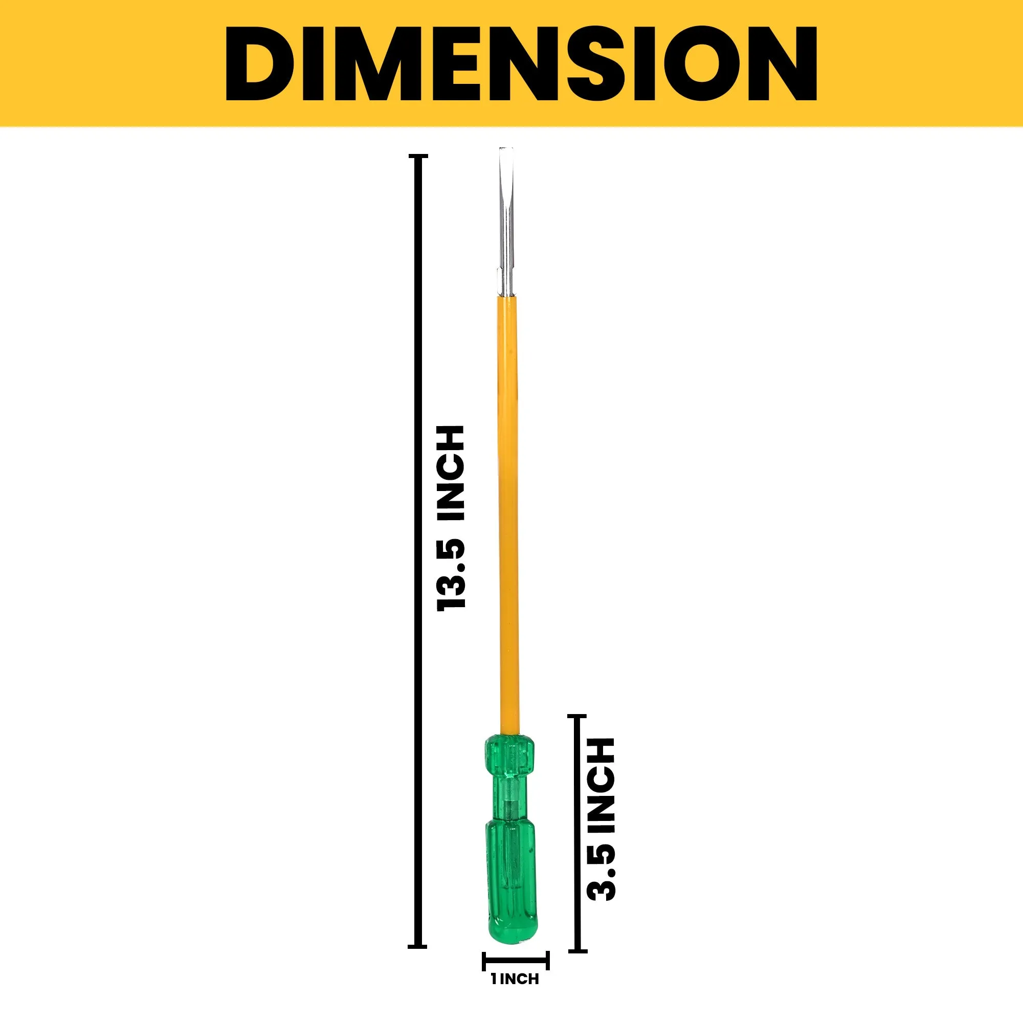 Themisto TH-T20 10 Inch Round Screwdriver with wire stripper and Electric Tester