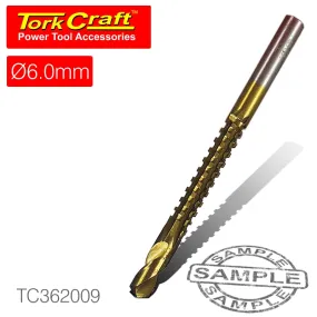 TORK CRAFT DRILL SAW 6MM TIN. COATED CARDED TC362009