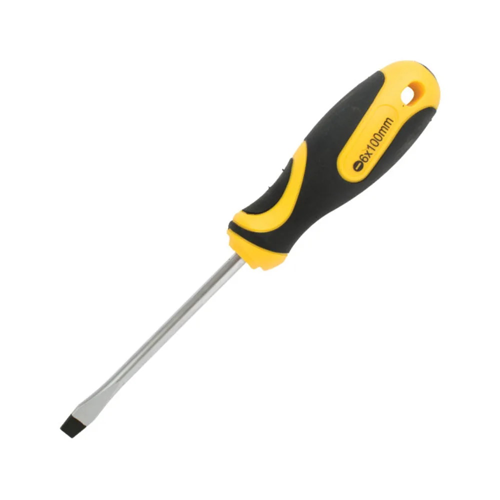 TORK CRAFT SCREWDRIVER SLOTTED 6 X 100MM