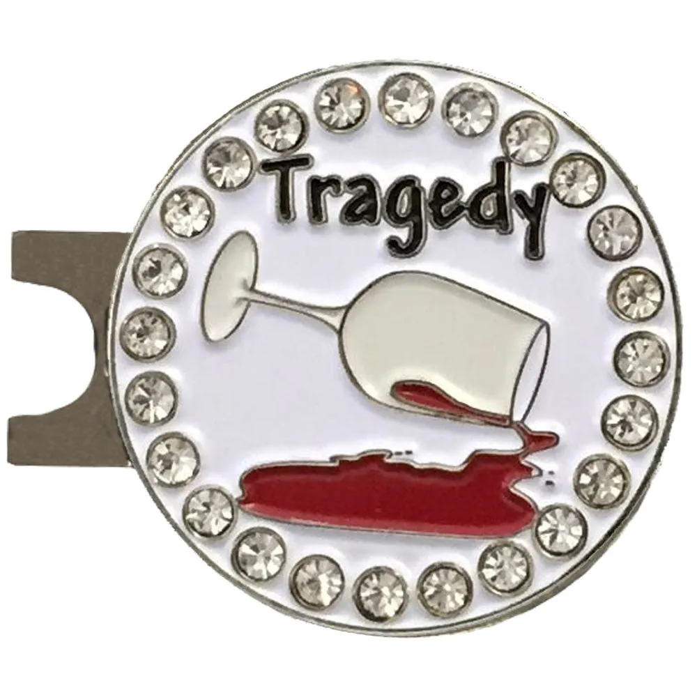 Tragedy Golf Ball Marker Hat Clip