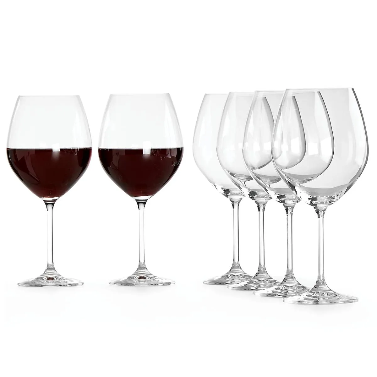 Tuscany Classics Red Wine Glass Set, Buy 4 Get 6