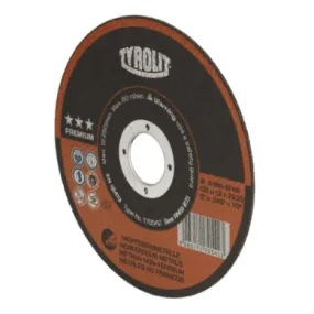 TYROLIT 170542 Cut-Off Wheel 46 Grit 155 mm Type 41F 22.23 mm