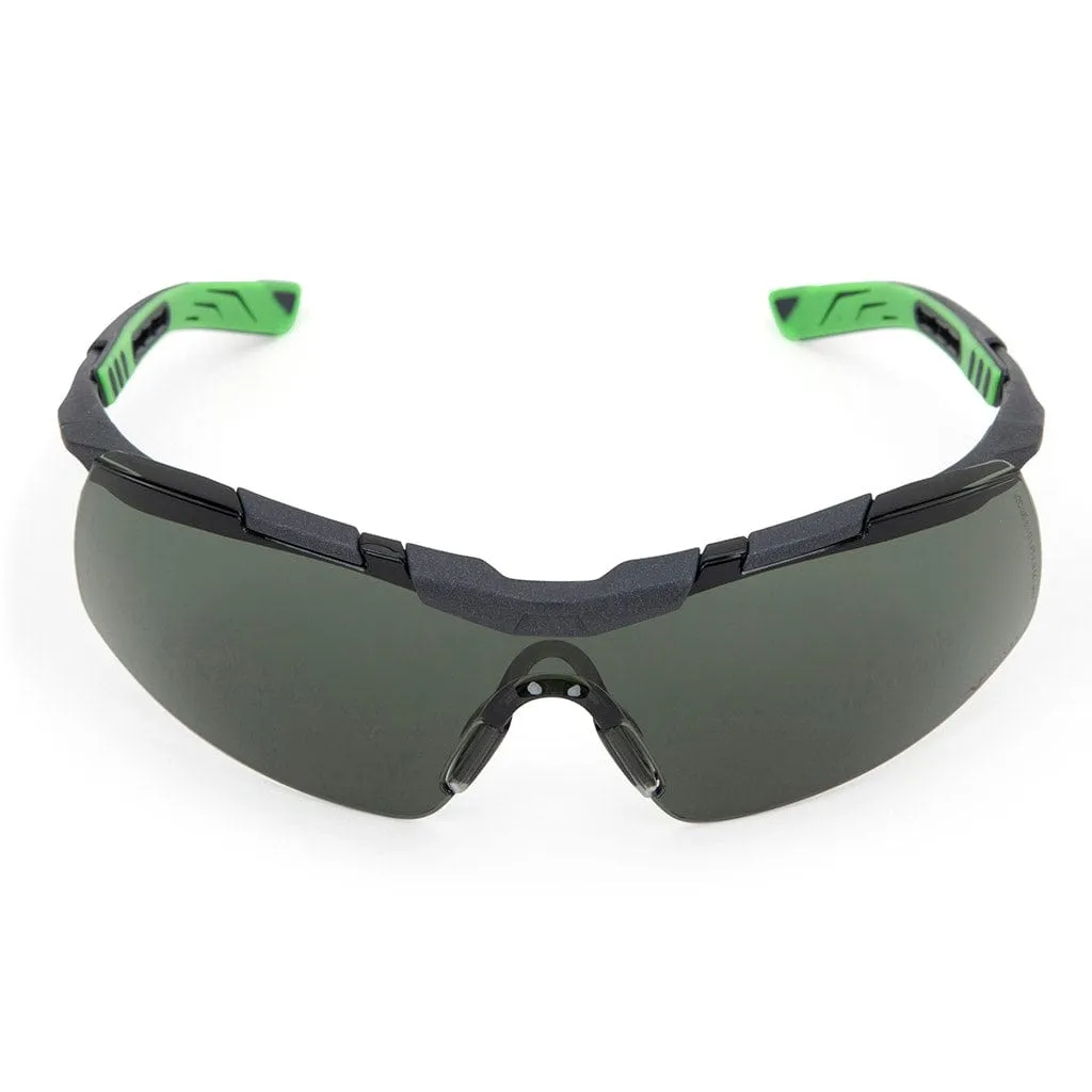 Univet 5X6 Sporty Design Wraparound Safety Glasses G15 Smoke Lens