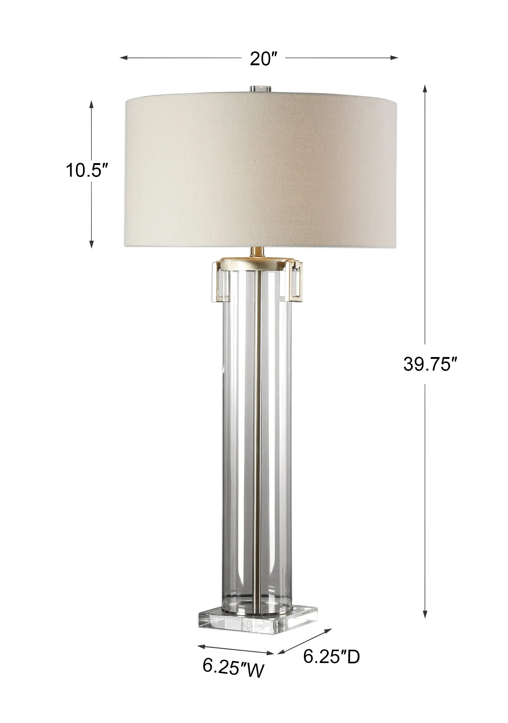 Uttermost Monette Tall Cylinder Lamp