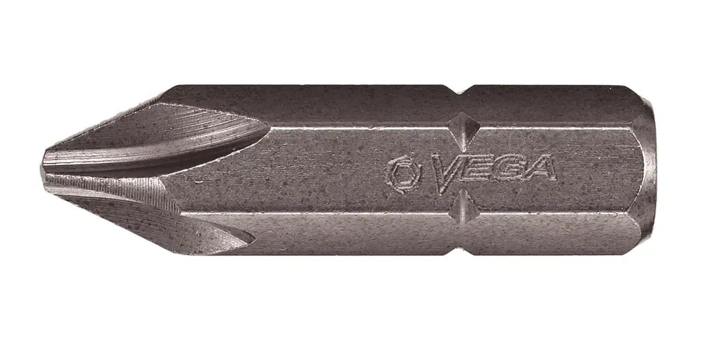 Vega 1-1/4" x 5/16" Hex Shank Phillips #3 Insert Bit