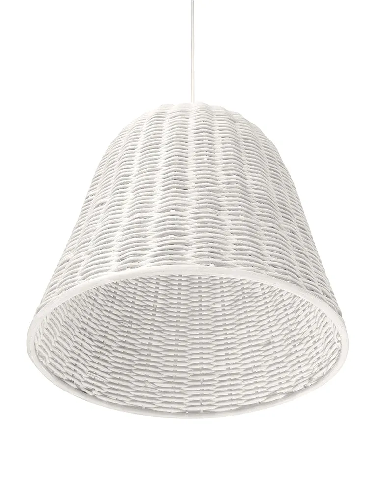 Wicker Bell Pendant Lamp