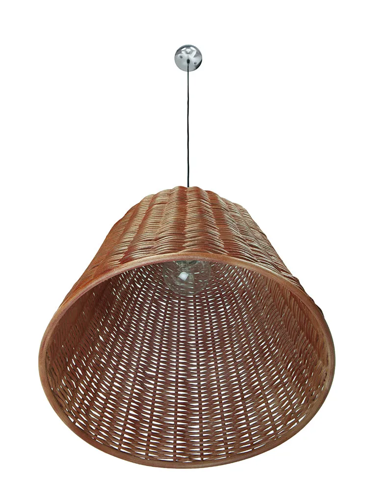 Wicker Bell Pendant Lamp