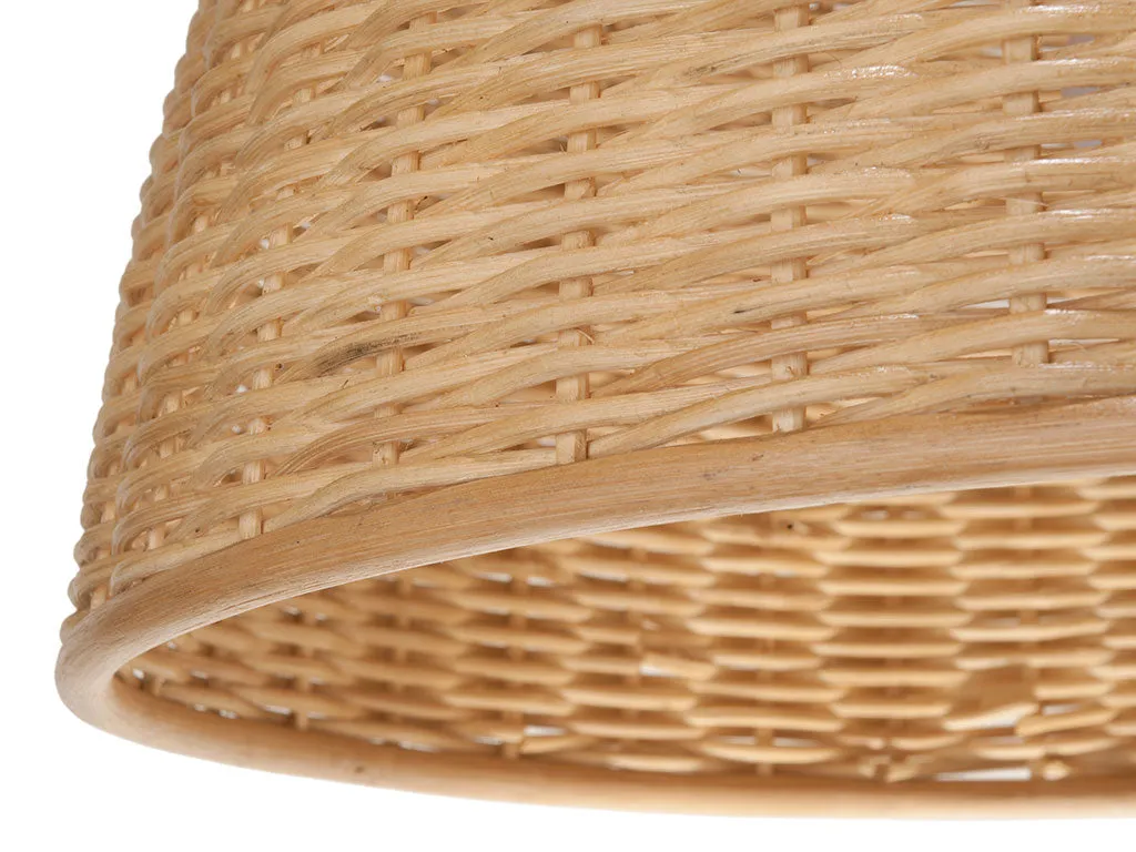 Wicker Bell Pendant Lamp