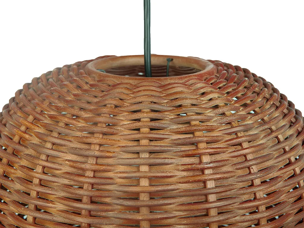 Wicker Pod Pendant Lamp