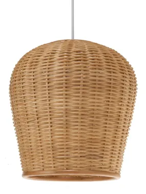 Wicker Pod Pendant Lamp