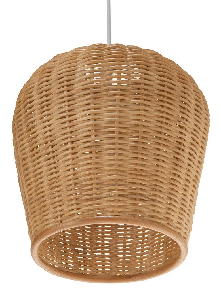 Wicker Pod Pendant Lamp