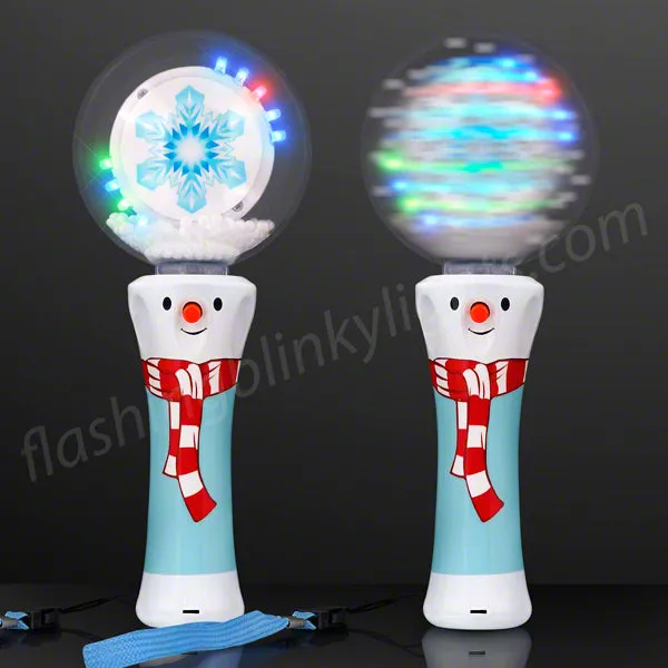 Winter Wonderland Light Up Snowflake Spin Wand