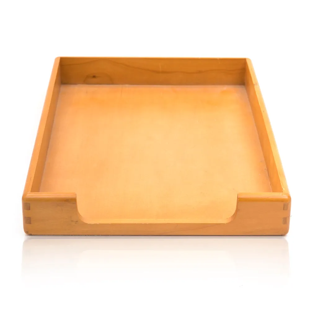 Wood Desk Tray