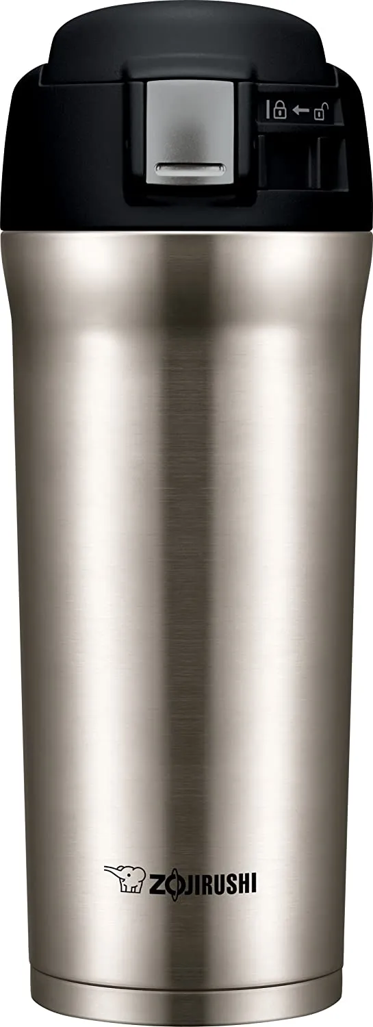 Zojirushi Space Stainless Steel Vacuum Travel Mug, 16-Ounce