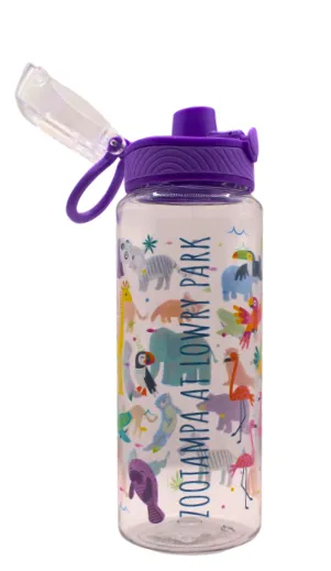 ZooTampa Doodle Bottle -Purple